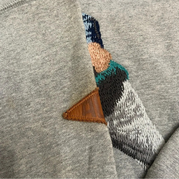 Akoo collegiate football 1946 embroidered crewneck XXL gray 28577 - Picture 7 of 14